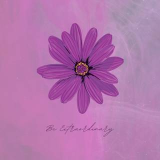 Purple flower phone wallpaper