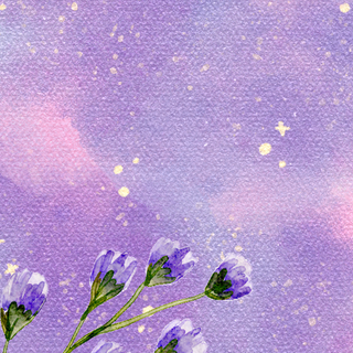 Purple flower phone wallpaper