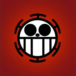 One Piece logo iPhone wallpaper