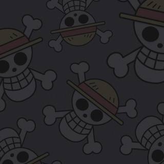 One Piece logo iPhone wallpaper