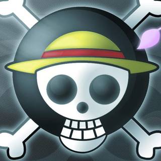 One Piece logo iPhone wallpaper