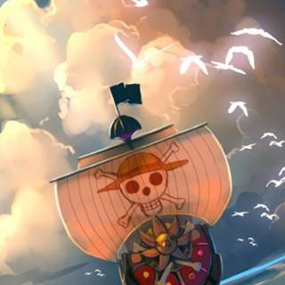 One Piece logo iPhone wallpaper