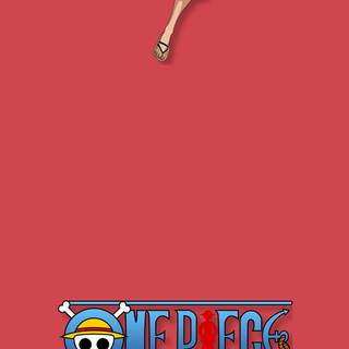 One Piece logo iPhone wallpaper