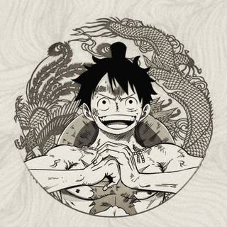 One Piece logo iPhone wallpaper