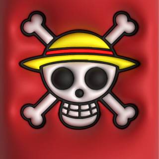 One Piece logo iPhone wallpaper