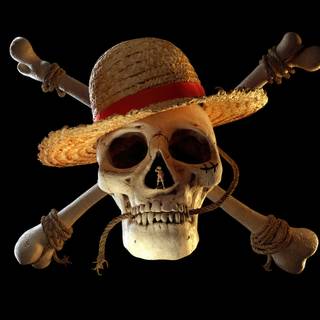 One Piece logo iPhone wallpaper