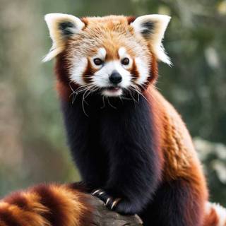 Red panda iPhone wallpaper