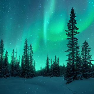 iPhone northern lights wallpaper