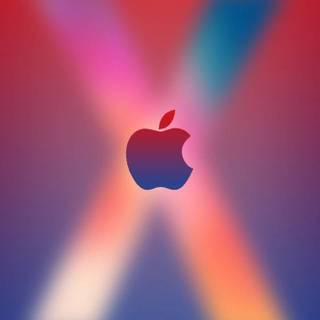 iPhone X Apple logo wallpaper