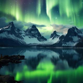 iPhone northern lights wallpaper
