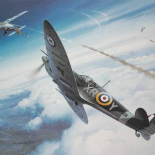 WW2 Dogfight wallpaper