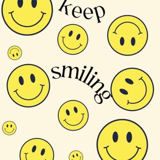 Smiley face phone wallpaper