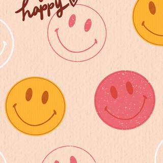 Smiley face phone wallpaper