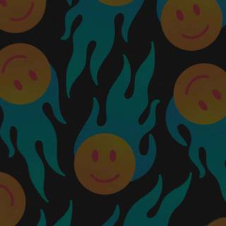 Smiley face phone wallpaper