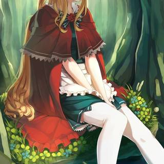 Samurai girl iPhone wallpaper