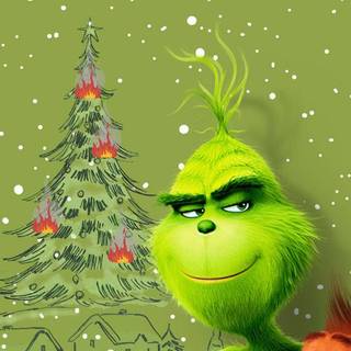 The Grinch iPhone wallpaper