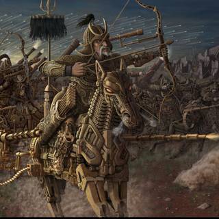 Old warrior wallpaper