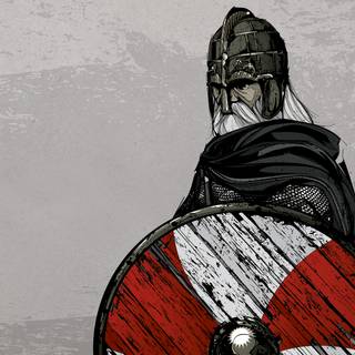 Old warrior wallpaper