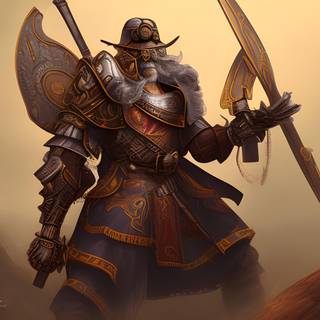 Old warrior wallpaper