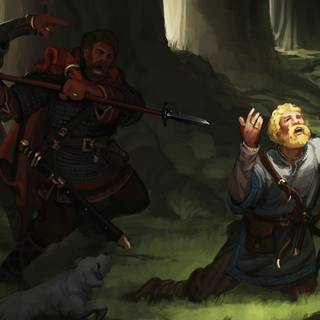 Old warrior wallpaper