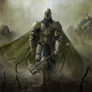 Old warrior wallpaper