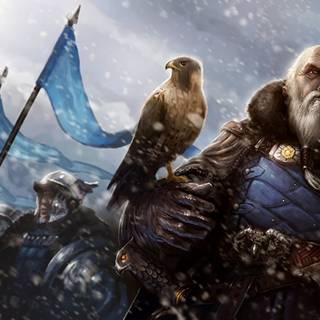 Old warrior wallpaper