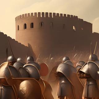 Old warrior wallpaper