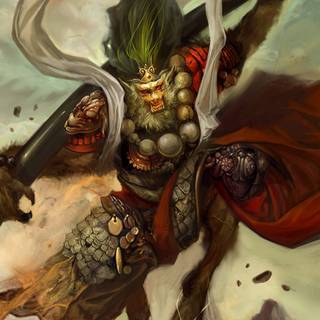 Old warrior wallpaper