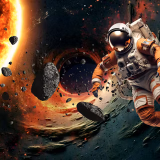 Black holes 4k wallpaper