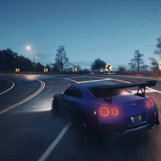 Nissan GTR drifting wallpaper