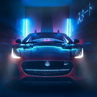 Jaguar F-Type 4k wallpaper