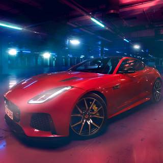 Jaguar F-Type 4k wallpaper