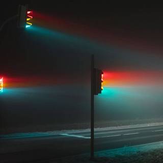 Street light iPhone wallpaper