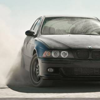 BMW eyes drift smoke wallpaper
