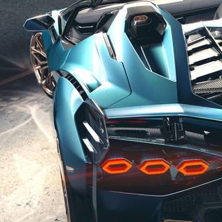 Lamborghini Sian phone wallpaper