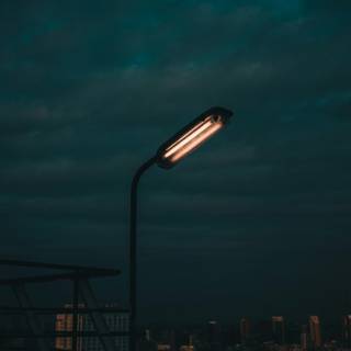Street light iPhone wallpaper