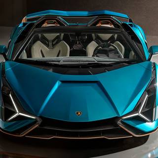 Lamborghini Sian phone wallpaper