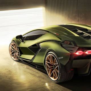 Lamborghini Sian phone wallpaper