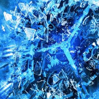 Cool blue phone wallpaper