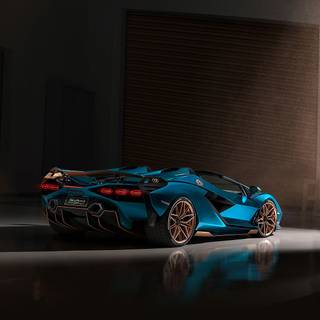 Lamborghini Sian phone wallpaper