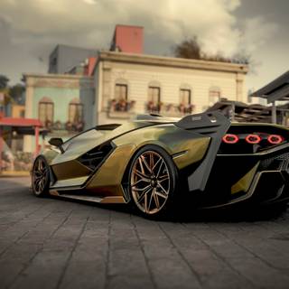 Lamborghini Sian phone wallpaper