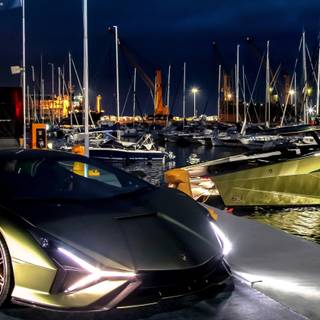 Lamborghini Sian phone wallpaper