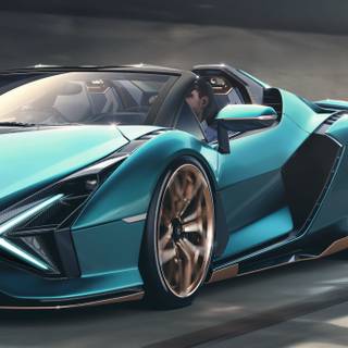 Lamborghini Sian phone wallpaper