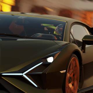 Lamborghini Sian phone wallpaper