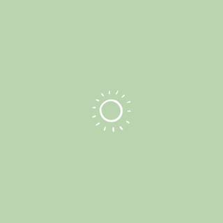 Green minimalist iPhone wallpaper