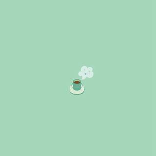 Green minimalist iPhone wallpaper