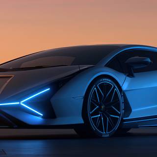 Lamborghini Sian phone wallpaper