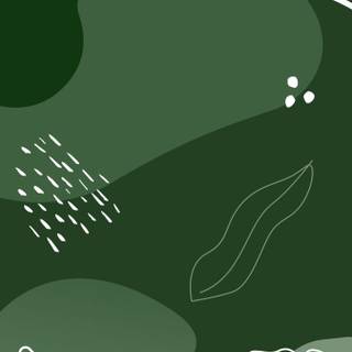 Green minimalist iPhone wallpaper