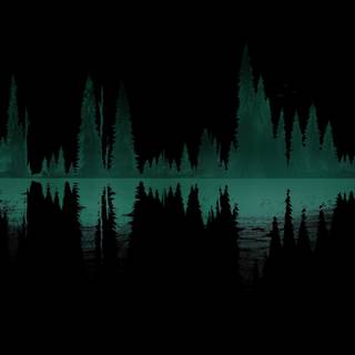 Green minimalist iPhone wallpaper