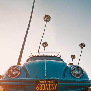 Retro cars iPhone wallpaper